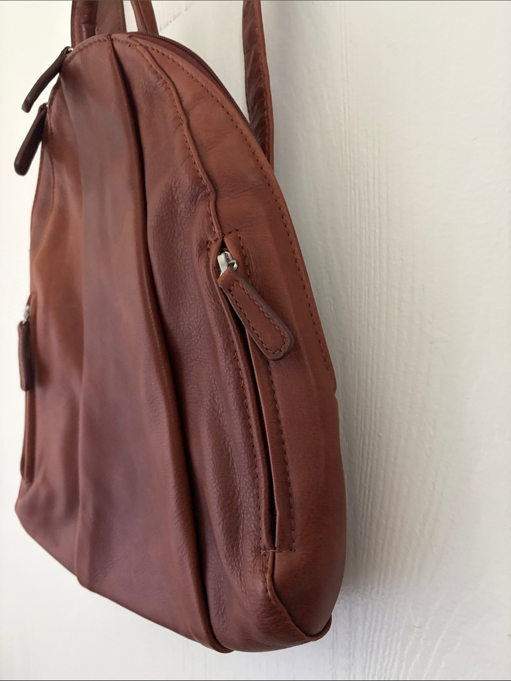 Osgoode Marley Teardrop Leather Backpack - Picture 3 of 10